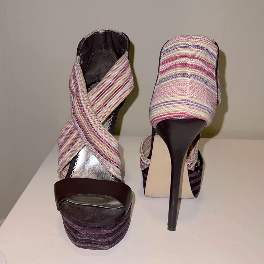 Natasha Bebe stilettos 4 inch heel with 2 inch platform makes walking easy!
